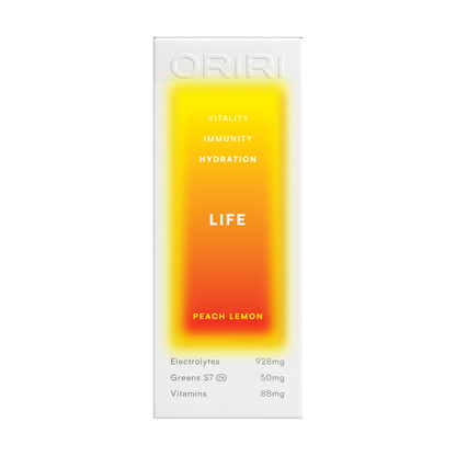 ORIRI LIFE Peach Lemon box, front view