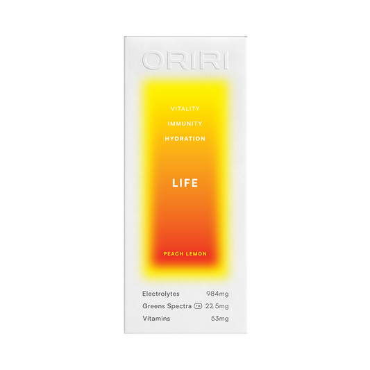 ORIRI LIFE Peach Lemon box, front view