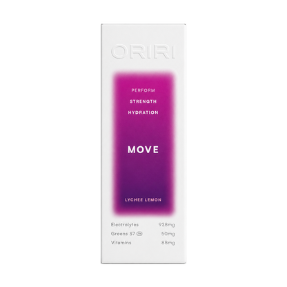 ORIRI MOVE Lychee Lemon box, front view