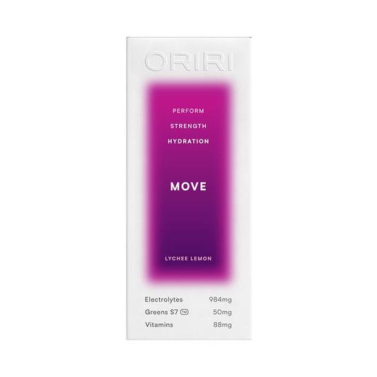 ORIRI MOVE Lychee Lemon box, front view